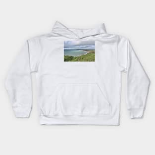 Widemouth Bay in North Cornwall Kids Hoodie